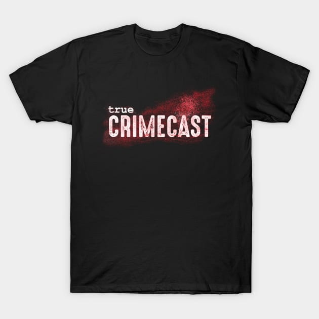 White and White Logo T-Shirt by True Crimecast